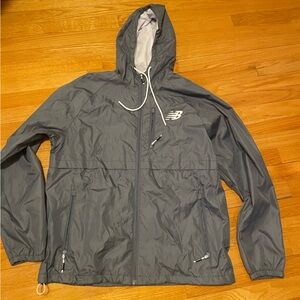 New Balance Men's Charcoal Windbreaker